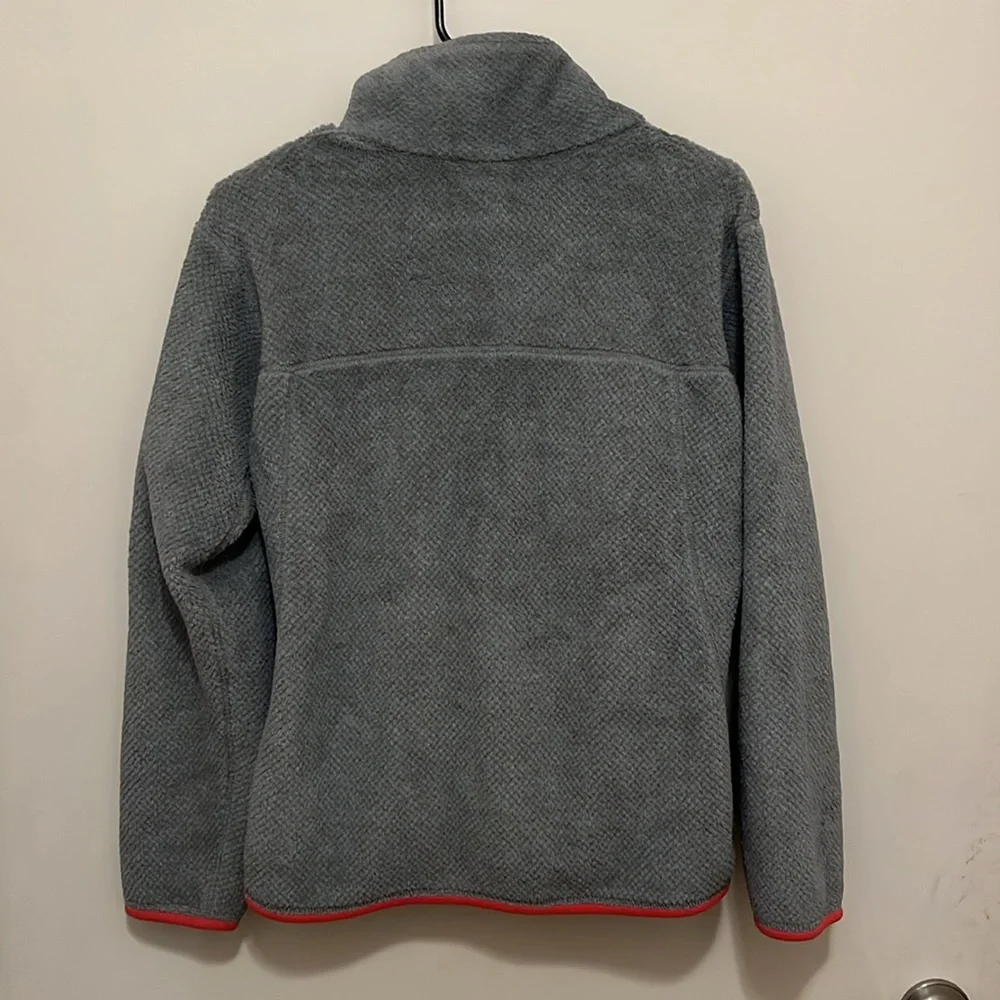 Patagonia‎ Re-Tool Snap-T Fleece Pullover Tailored Gray and Orange Size Medium - Picture 5 of 5